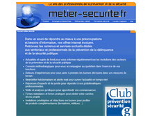 Tablet Screenshot of metier-securite.fr